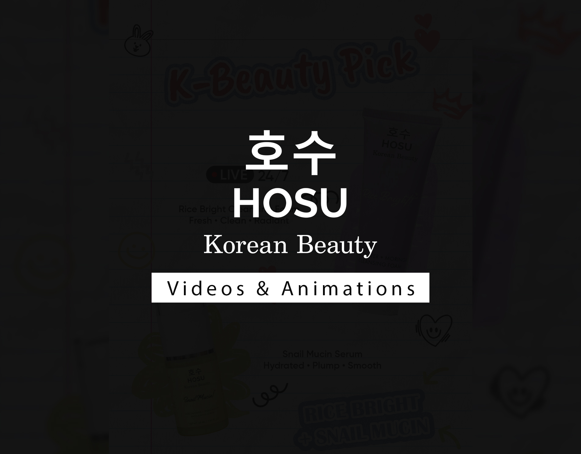 Hosu Korean Beauty Videos & Animation